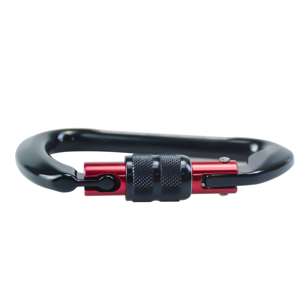 Sepeak Uiaa Ce 30Kn Locking Climbing Clips, Professional Ce Heavy Duty Screwgate Clip For Outdoor Climbing, Mountaineering, Rapp