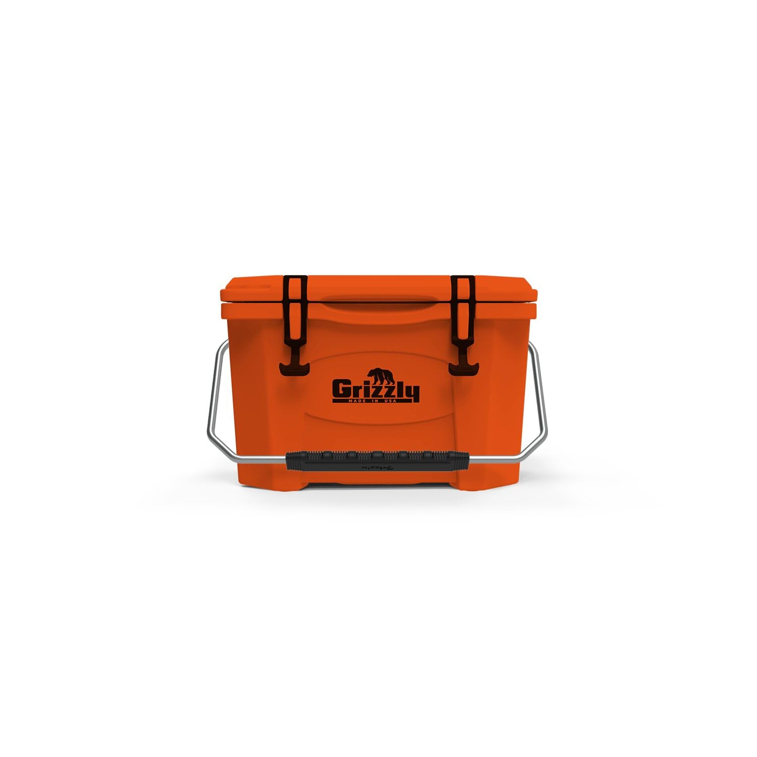 Grizzly 20 Cooler | 20 Qt Ice Chest Durable Rotomolded Insulated | Made In Usa | Warranty For Life | For Beach Boat Camping Fish