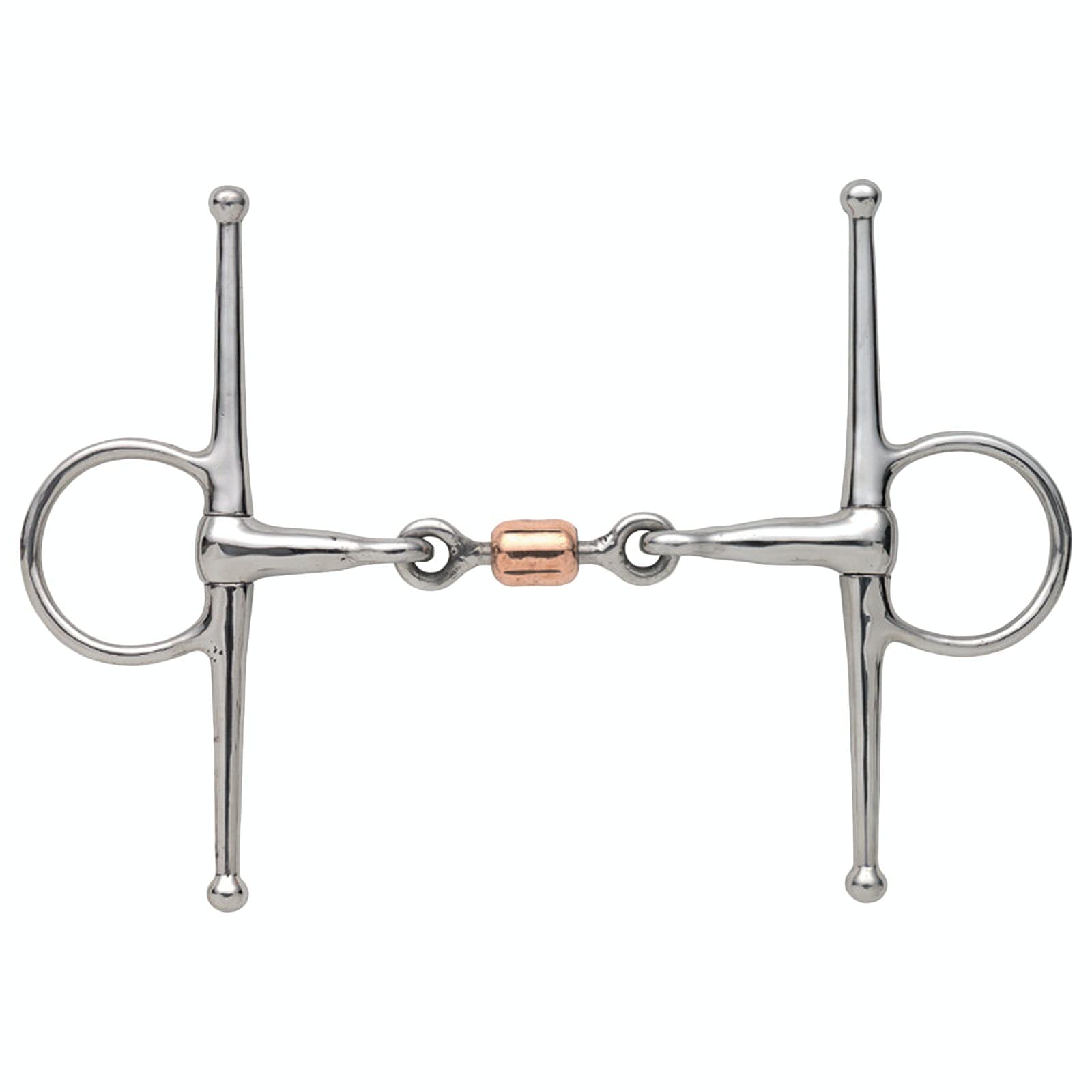 Shires Full Cheek Snaffle With Copper Peanut (5.5'')