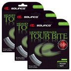 Solinco Tour Bite Diamond Rough Tennis String Set-16L-Silver