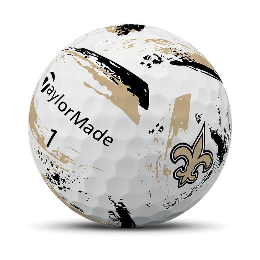 TaylorMade Golf Speed Soft Ink NFL New Orleans Saints Dozen