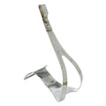 Zefal Bicycle Classic Steel Half Toe Clips, L/XL, Chrome