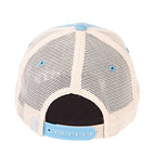 Ncaa Zephyr North Carolina Tar Heels Mens University Relaxed Hat, Adjustable, Team Color/Stone
