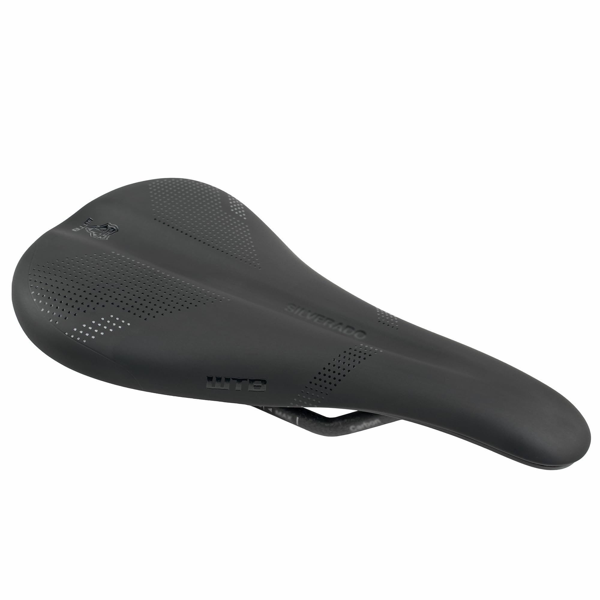 WTB Silverado Bike Seat (Saddle) - Thin Padding - Fusion Form Base - Mountain, Gravel & Road (Carbon Rail)
