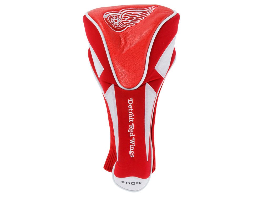 Team Golf Nhl Detroit Red Wings Single Apex Driver Head Cover Golf Club Single Apex Driver Headcover, Fits All Oversized Clubs,