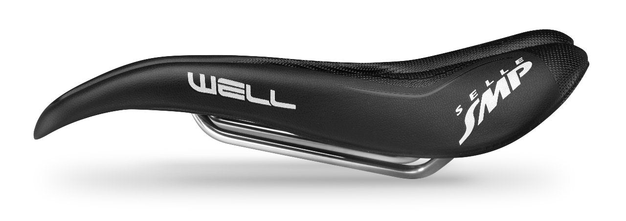 Selle Smp Unisexs Well Saddle, Black, Medium