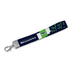 Rico Industries Nfl Football Seattle Seahawks Standard Wrist Lanyard Key Chain, Cute Wristlet Strap Keychain Holder For Women Me