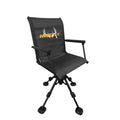 Muddy Swivel Ground Seat With Adjustable Legs - Durable Foldable Portable Hunting Outdoor 360 Degree Flex-Tek Seat With Integrat