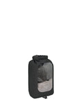 Osprey 6L Waterproof Dry Sack with Window, Black