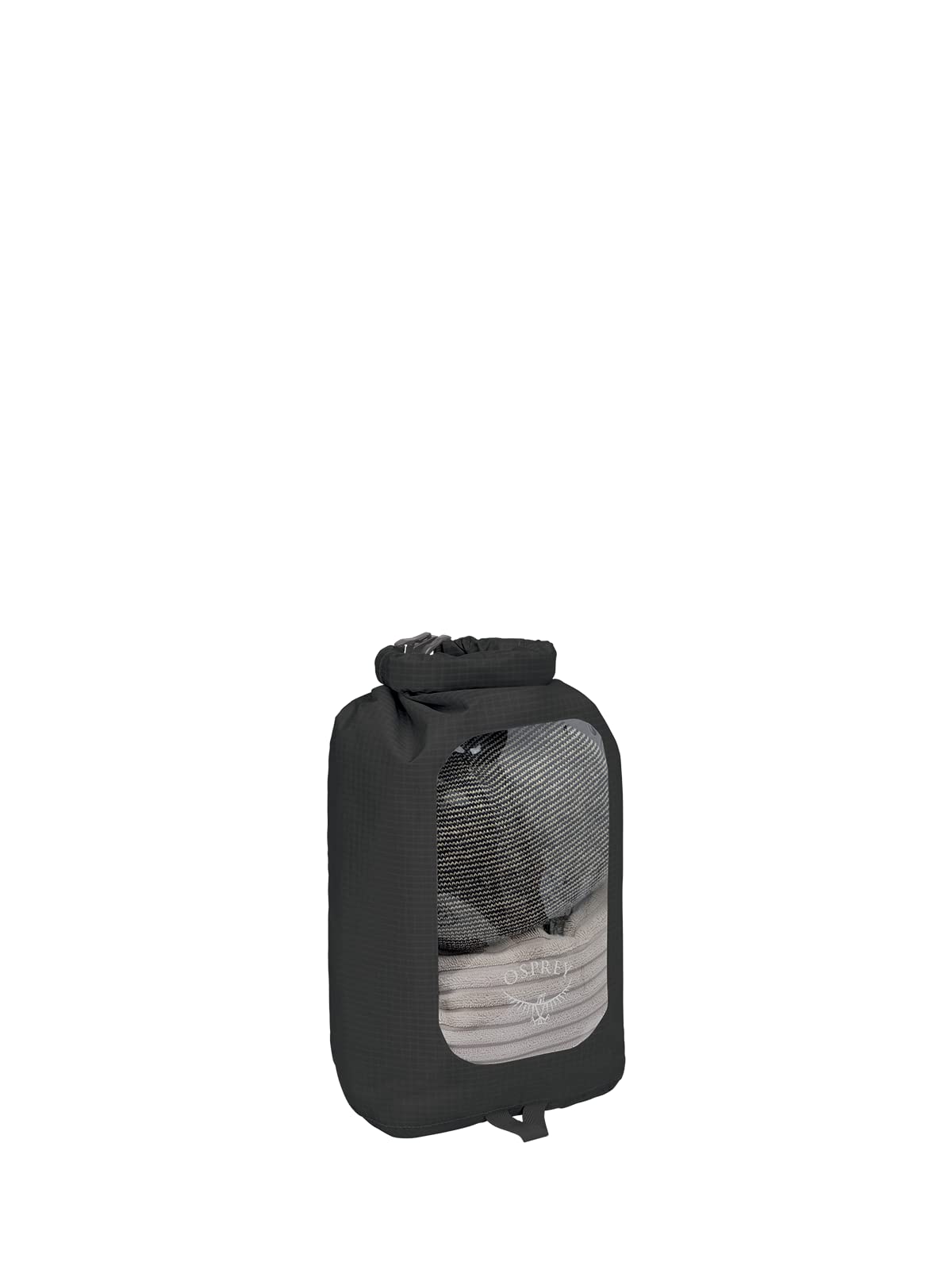 Osprey 6L Waterproof Dry Sack with Window, Black