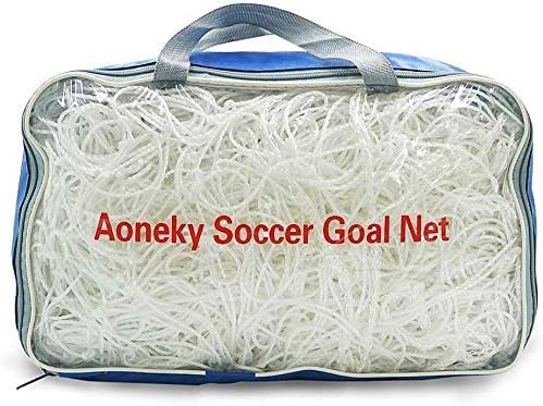 Aoneky Soccer Goal Net - 24 X 8 Ft - Full Size Football Goal Post Netting - Not Include Posts (24 X 8 Ft - 3 Mm Cord)
