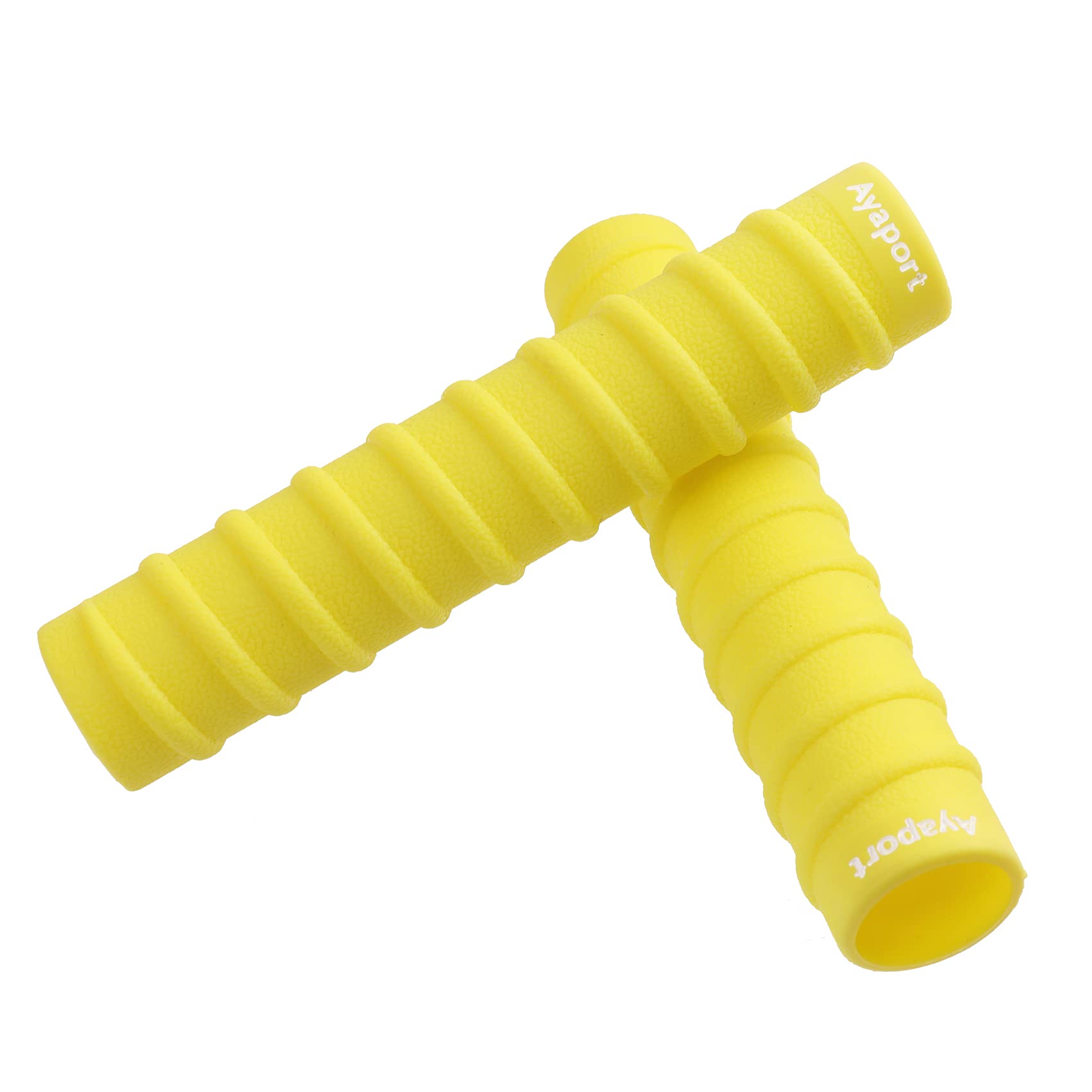 Ayaport Kayak Paddle Grips Non-Slip Silicone Wraps Blister Prevention Kayaking Accessories For Take-Apart Paddles (Yellow)