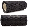 JERN Foam Blocks Massage Roller Stick Hollow Yoga Block Muscle Relaxation Fitness Roller (Black)