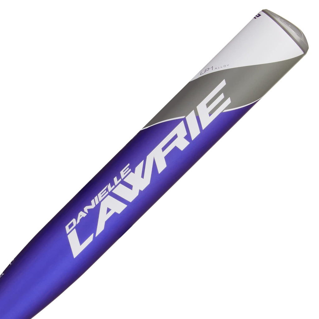 Axe Bat 2023 Danielle Lawrie (-12, 2-1/4'') Asa/Usa Usssa Fastpitch Softball Bat, 1-Piece Alloy, Purple/Gray/White (29'' / 17 Oz