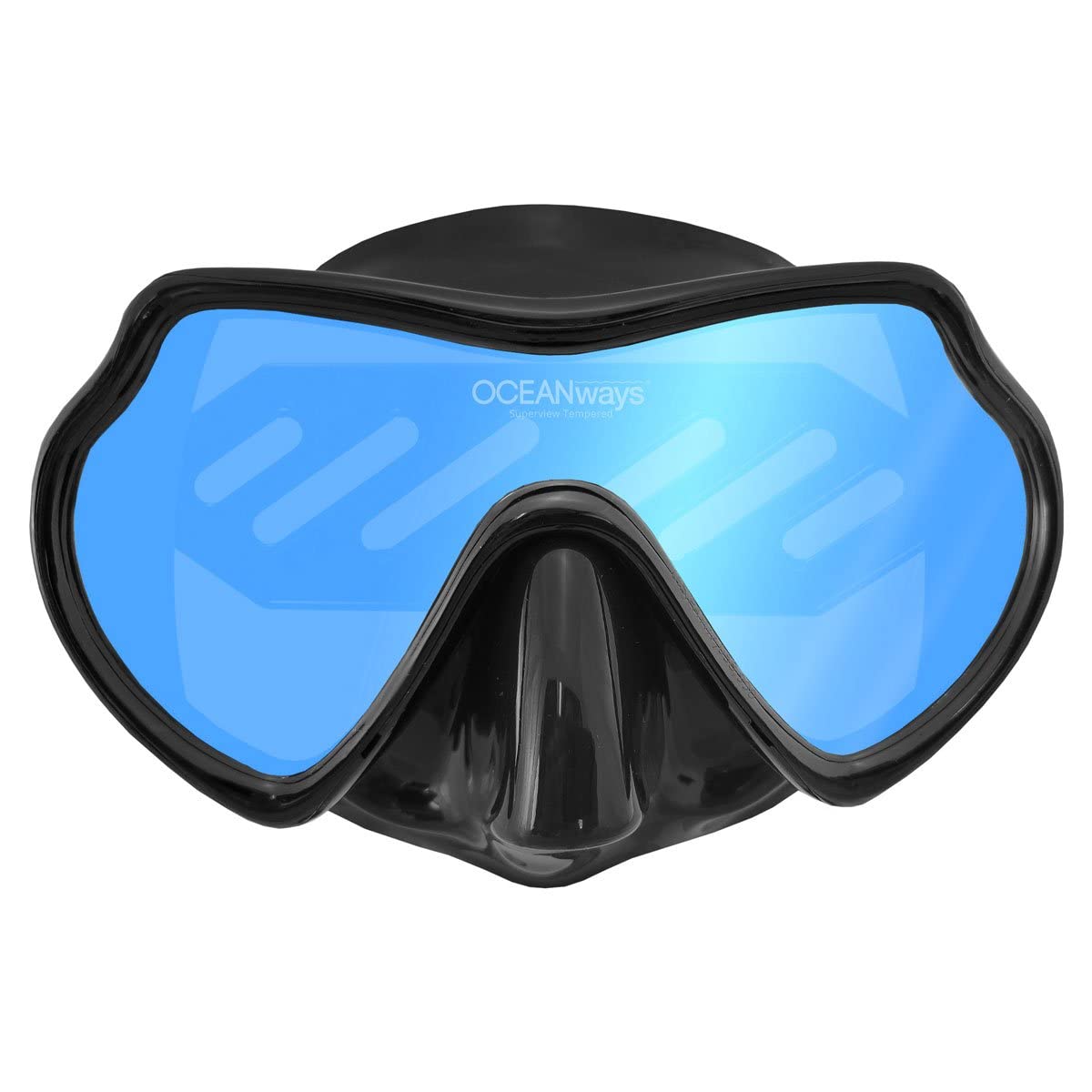 Oceanways Superview Accucolor Mask - Yellow Inner Coating