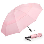 G4Free 54 Inch Large Golf Umbrella Compact Automatic Open Close (Pink)