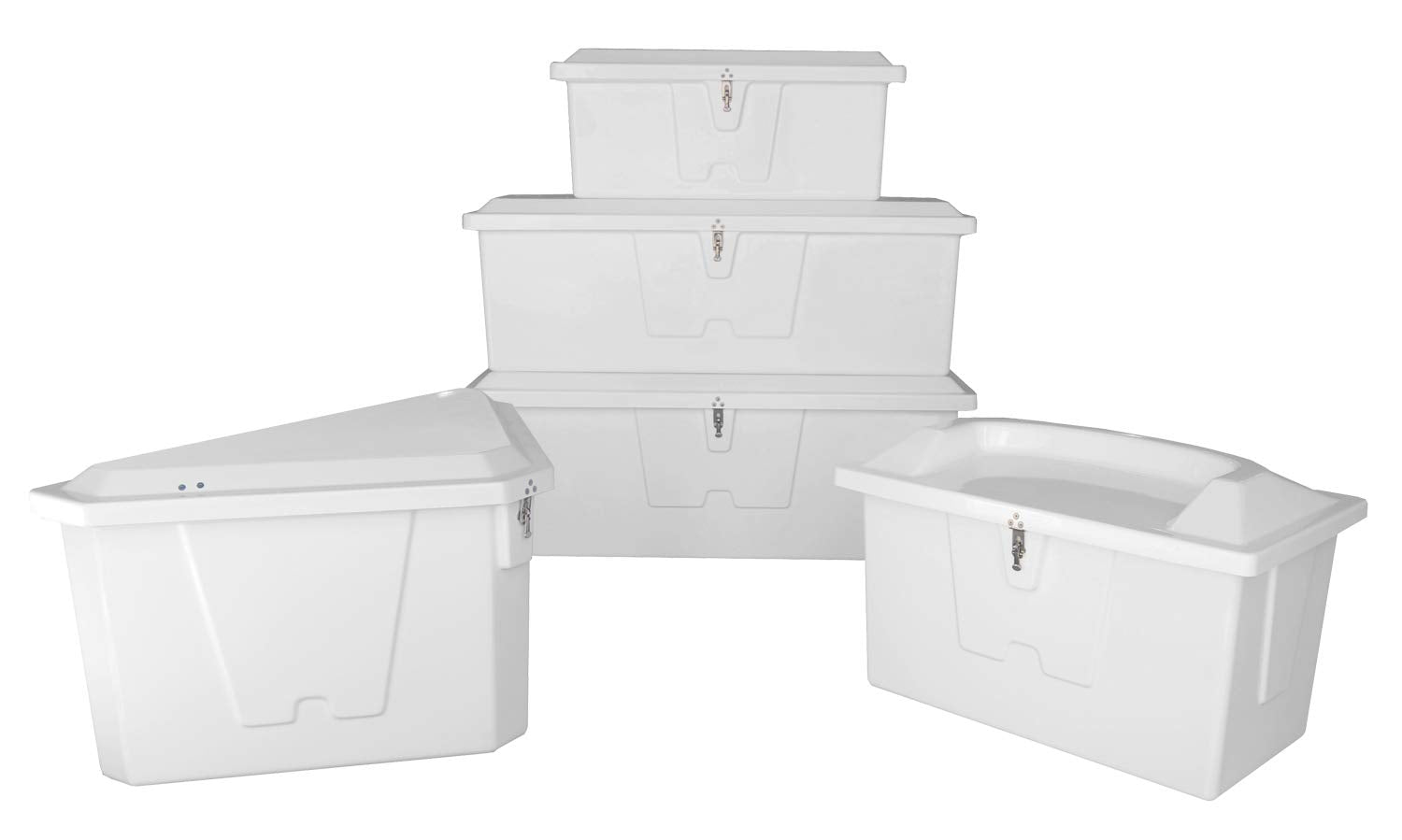 Taylor Made Stow 'N Go Fiberglass Dock Box With Top Seat - Large (29H X 72''W X 29''D) - Durable And Secure Storage For Boat Acc