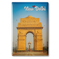 Visibee New Delhi  India Gate Fridge Magnet | Travel Souvenir Refrigerator Magnet for Kitchen & Home Decor | Size 90x65 mm | Pa
