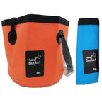 Mizorlie (2Pack) Collapsible Buckets, Camping Water Storage Container 5 Gallon(20L) Portable Folding Bucket Wash Basin For Trave