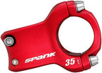 Spank Spike Race 2 Shot-Peen Anodized Mtb Bicycle Stem (Red, 35Mm), Lightweight And Strong Alloy Stem For Mountain Bike, Mountai