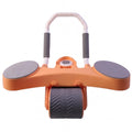 Oblivion Automatic Rebound Abdominal Exercise Roller Wheel with Elbow Support Wide Tread Non Slip Grip Digital Counter Core Work