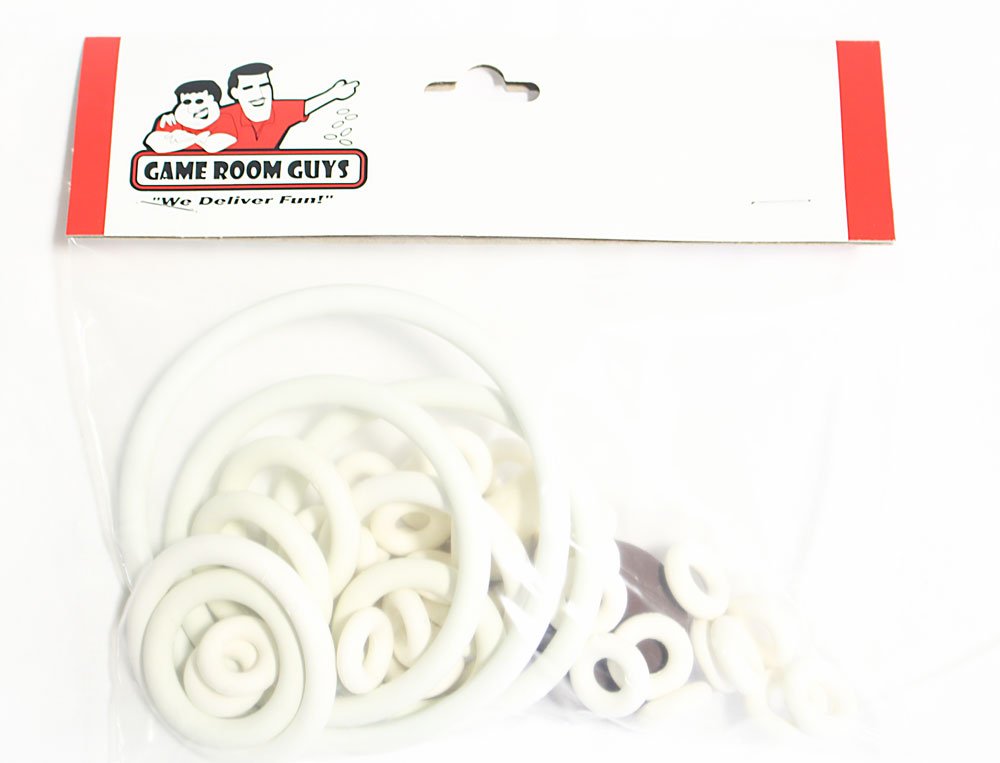 Game Room Guys Gottlieb Bumper Pool Pinball White Rubber Ring Kit