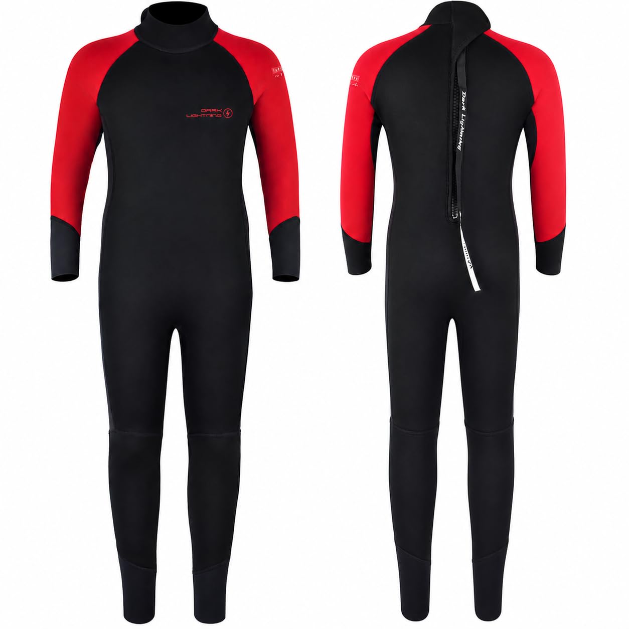 Kids Wetsuit for Boys Girls, 3/2mm Neoprene Full Suit, Toddler Youth Thermal Swimsuit for Swimming, Surfing, Snorkeling, Beach a