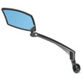 Briskmore Handlebar Bike Mirror, Anti-Glare Blue Convex Glass Lens For Flat Handlebars, Scratch Resistant, Ajustable And Rotatab