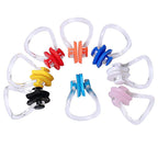 8 Pieces Silicone Swimming Nose Clip, Waterproof Silica Gel Surfing Nose Plug Protector Soft Latex Plugs For Kids And Adults (8 