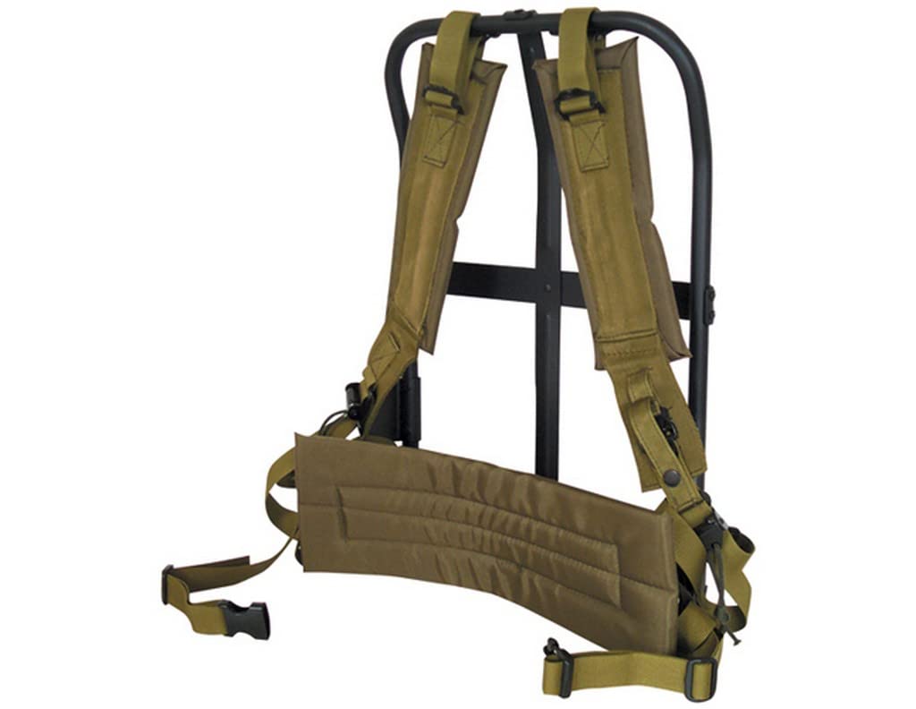 Fox Outdoor Products Lc-1 A.L.I.C.E. Field Pack Frame, Black Frame/Olive Drab Pad, 20'' X 19'' X 11''