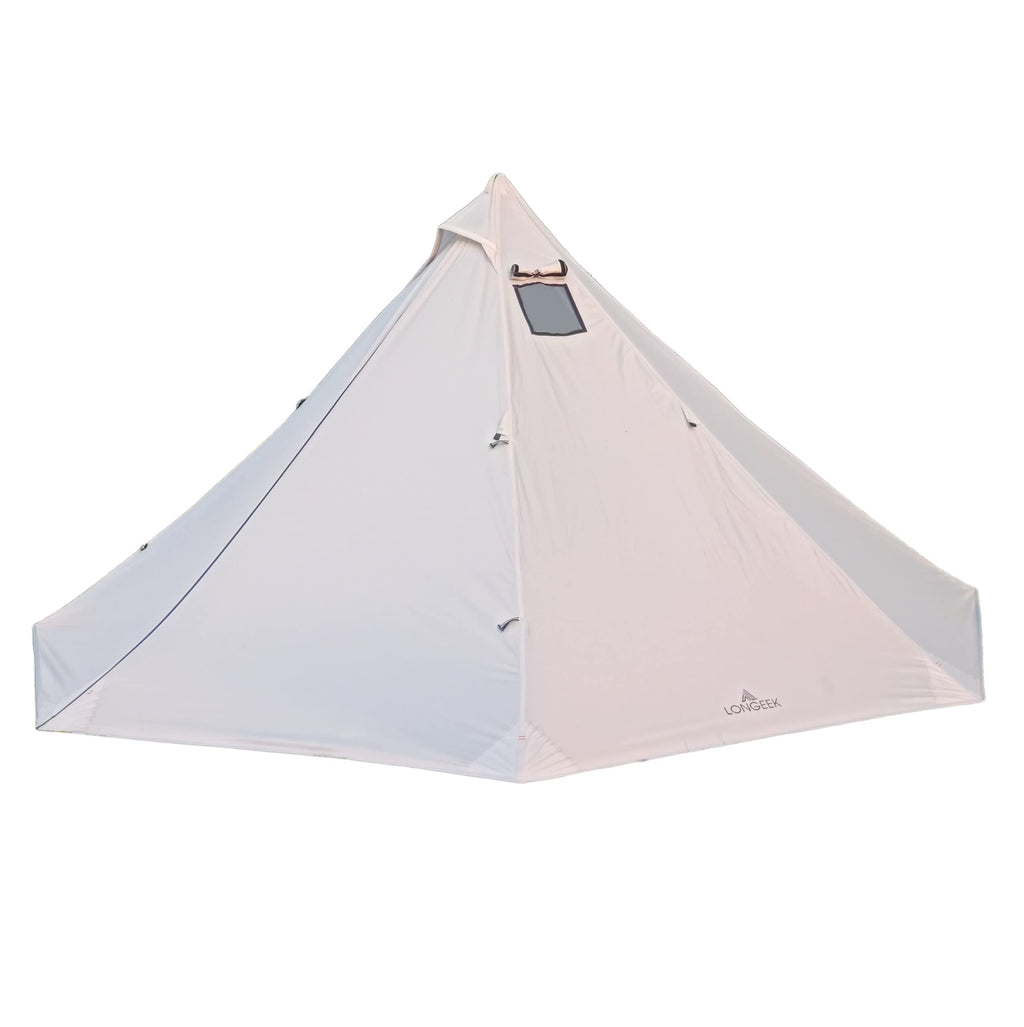 Longeek 4 Person Camping Tent 4 Seasons Backpacking Ultralight Easy Up Hot Teepee