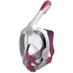Seac Magica, Full Face Antifog Snorkelling Mask With Soft Facial Skirt In 2 Sizes, Exhalation Valve And Dry Snorkel Top, Blue/Or