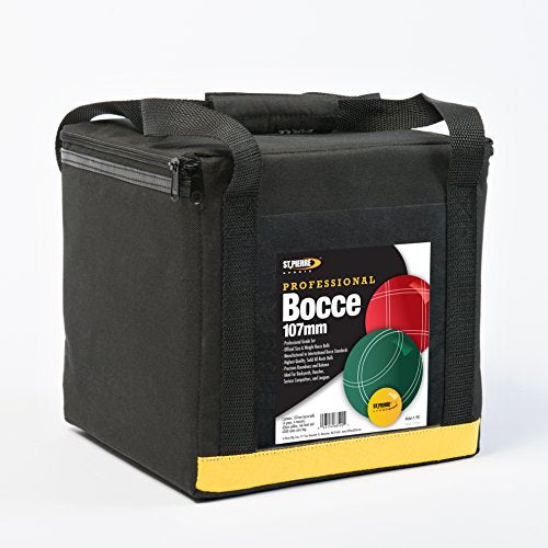 St Pierre Sports Professional Bocce Set, Green/Maroon, 107Mm