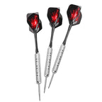 Cyeelife Steel Tip Darts 20G,Nylon Shafts+36 Flights(12 Designs)+Sharpener,For 4 Beginners