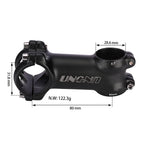 31.8 Stem 80Mm 7 Degree Fomtor Light-Weight Bike Handlebar Stem Mtb Stem Suitable For Mountain Bike Road Bike Bmx Mtb (31.8 X 80