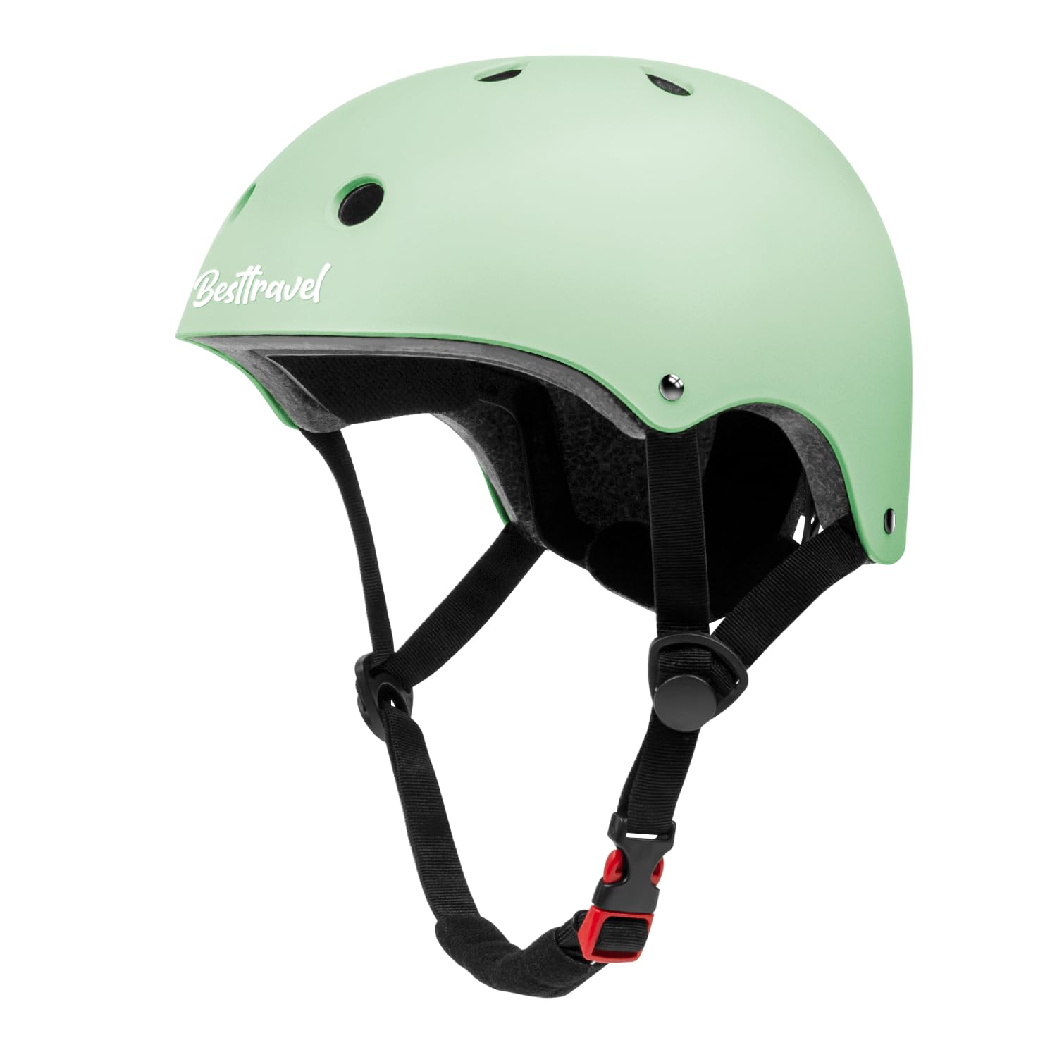 Besttravel Kids Helmet, Toddler Adjustable Toddler Bike Helmet Ages 3-8 Years Old Boys Girls Multi-Sports Safety (Light Green)