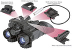 Agm Global Vision Nvg-50 Nl1 Dual Tube Night Vision Goggle/Binocular 51 Degree Fov Gen 2+ ''Level 1'', Black