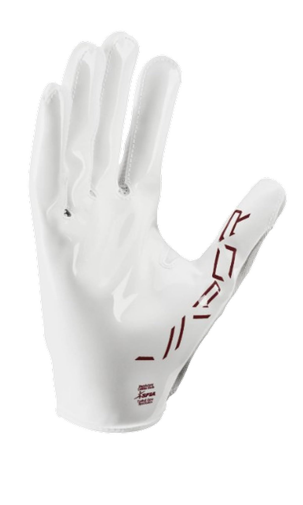 Nike Vapor Jet 8.0 Football Gloves White | White | Maroon Large