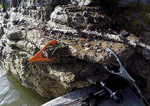 Brush Gripper Securely Anchor Your Kayak, Canoe Or Boat In Seconds. The Harder You Pull The Tighter It Grips! - Made In Usa