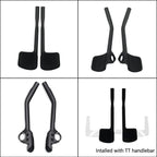 Rxl Sl Carbon Fiber Triathlon Bicycle Extender 31.8Mm Triathlon Tt Arm Rest Handlebar 30 Degree Aerobars 360Mm Ud Matte Carbon A