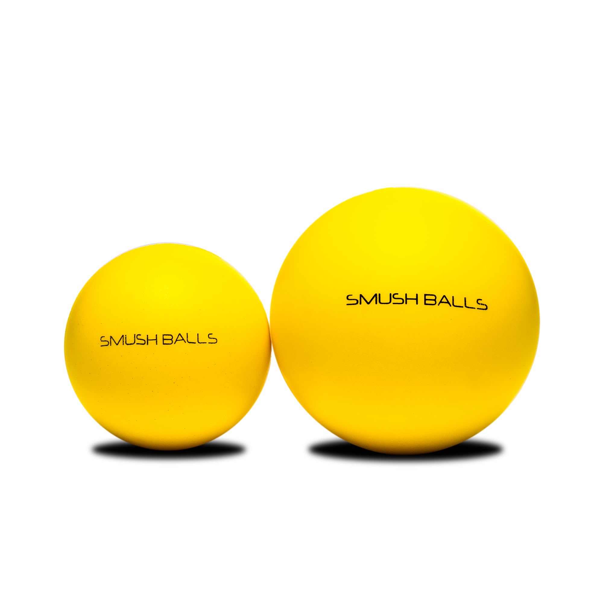 SMUSH BALLS The Ultimate Anywhere Batting Practice Baseball (Yellow) (Yellow Softball Sized, 36)