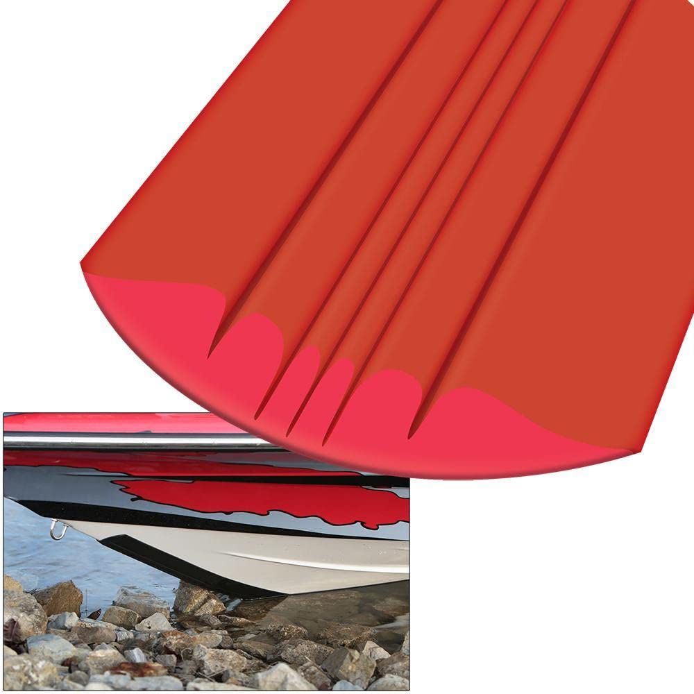 Megaware Keelguard Boat Keel And Hull Protector, 10-Feet (For Boats Up To 26Ft), Red
