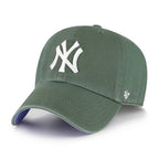'47 New York Yankees Adjustable Cap Clean Up Mlb, Moss Green, White, Lavender, One Size