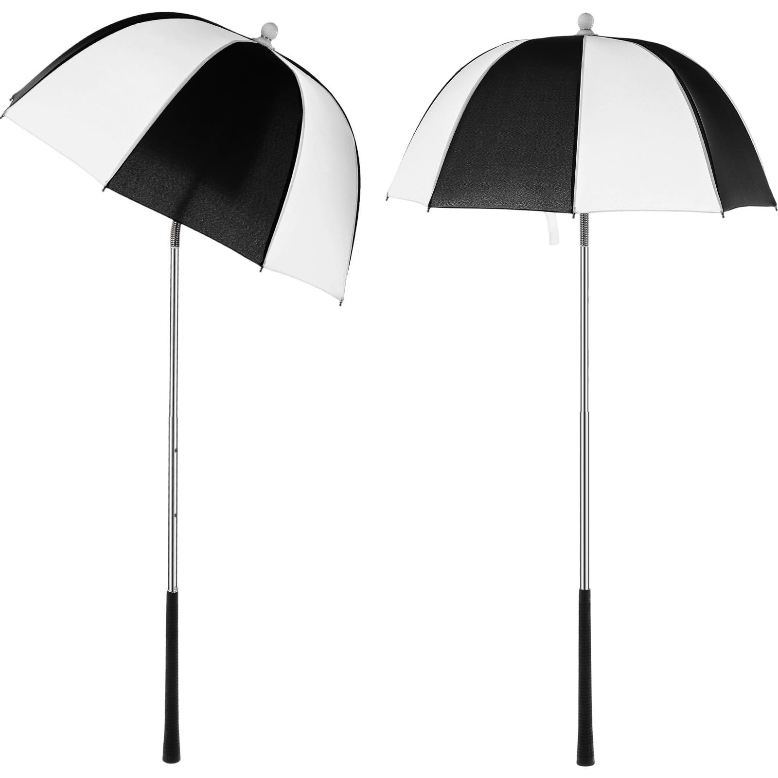 Jexine 2 Pack Golf Bag Umbrellas 22.44 x54.3  Waterproof Golf Club Umbrella Rain Covers for Club Protection Windproof UV Shield(