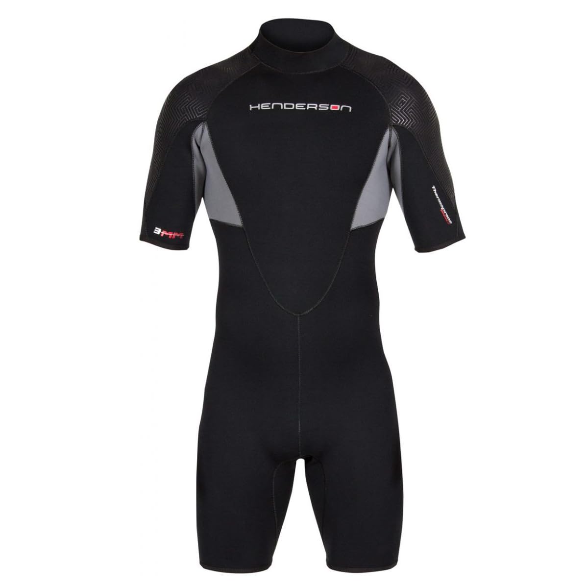 Henderson 3Mm Thermoprene Pro Men? Back Zip Shorty, Black, L