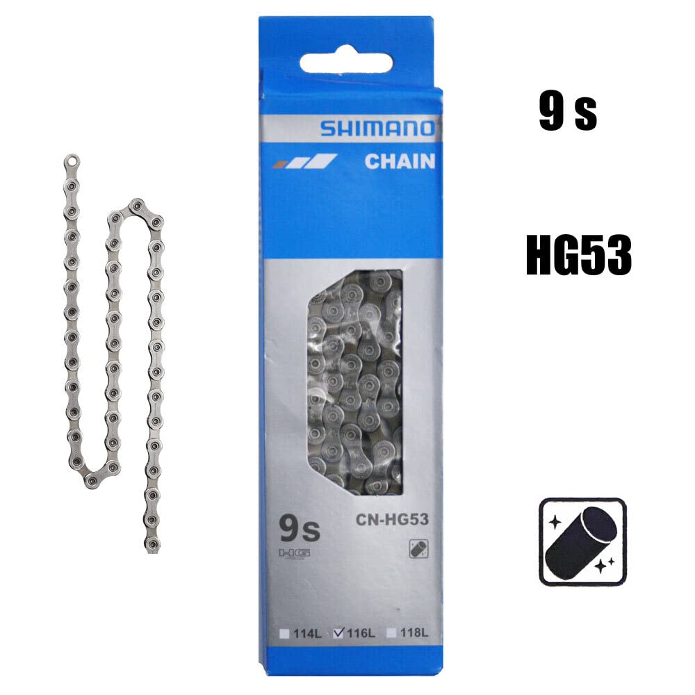 Shimano Chain Hg53 9 Speed 116L Gy