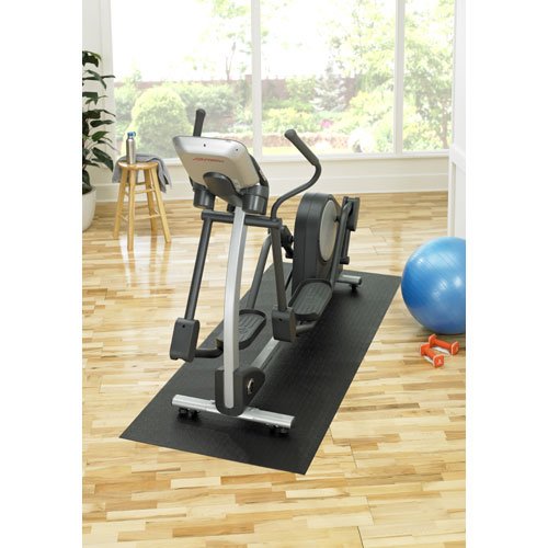 SuperMats Heavy Duty Equipment Mat 11GS Made in U.S.A. for Large Treadmills Ellipticals Rowers Rowing Machines Recumbent Bikes a