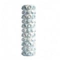 APIRILY EVA Hollow Foam Roller PVC Textured Foam Roller Massage Cylindrical, Blue White | Foam Rollers | Fitness Equipment & Gea