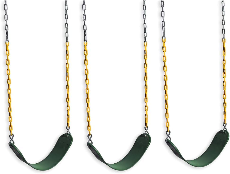 Eastern Jungle Gym Replacement Sling Swing Pack Of 3 With Coated Swing Chains
