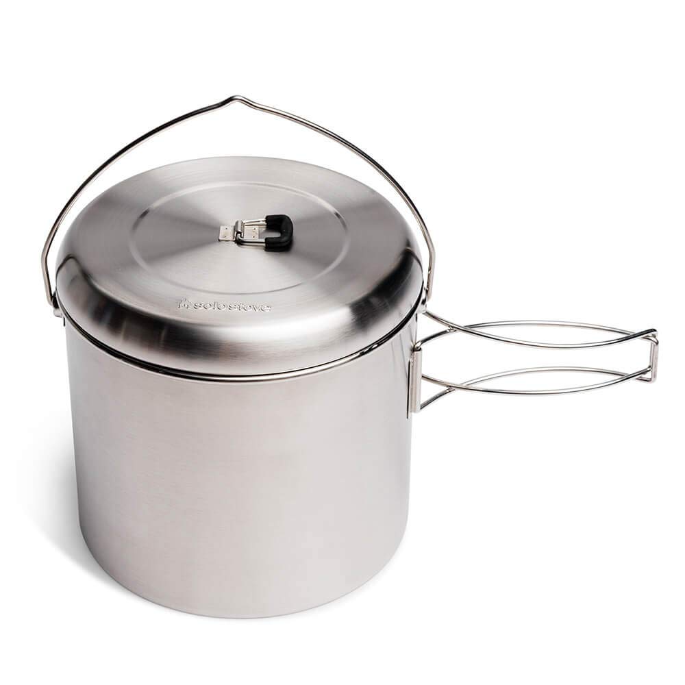 Solo Stove Pot 4000 Stainless Steel Camping Pot For Outdoor Campfire Great Cookware Equipment For Backpacking Kitchen Bushcraft